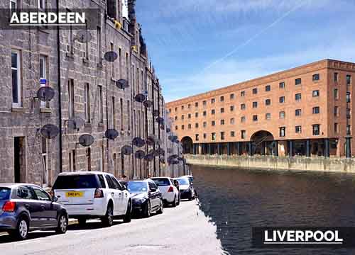 Aberdeen to Liverpool